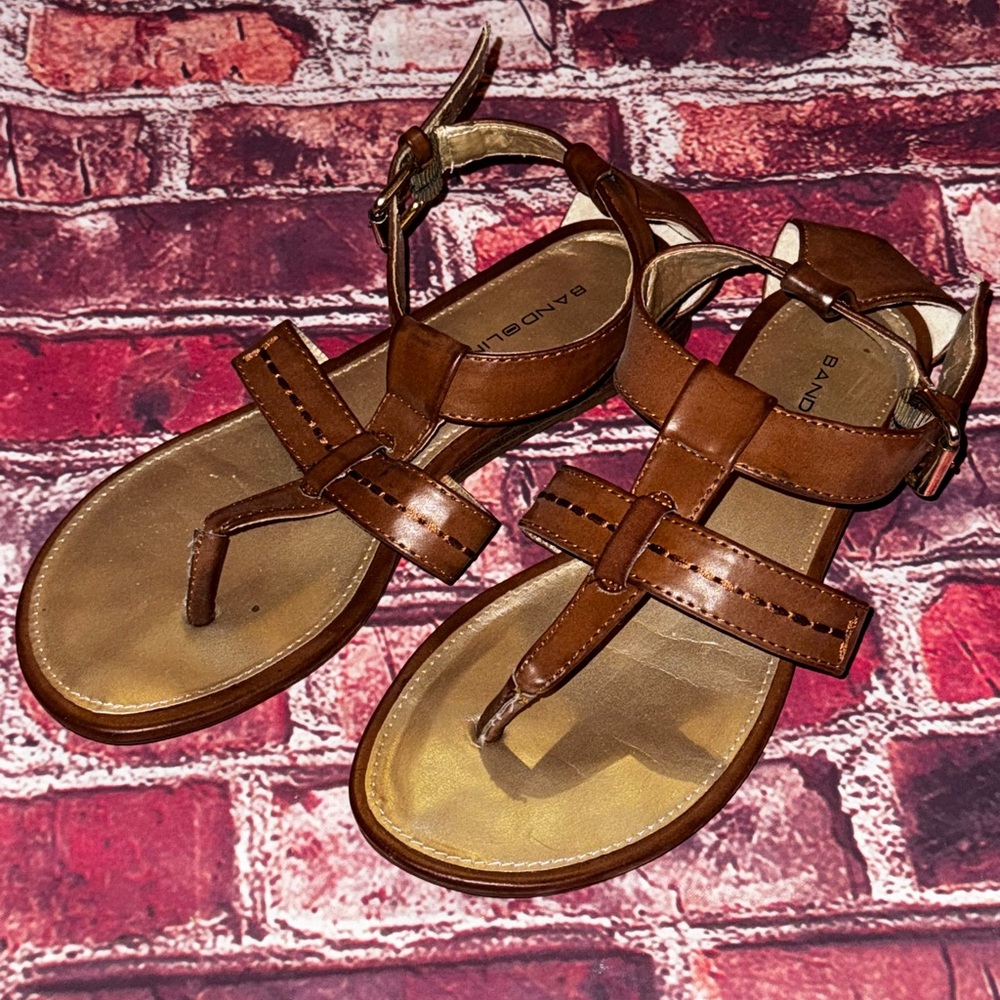 Bandolino Brown Leather Sandals